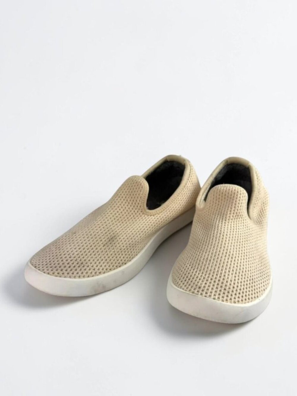 Allbirds Tree Lounger Slip-On Sneakers Women’s 8 Cream – Lightweight Comfort